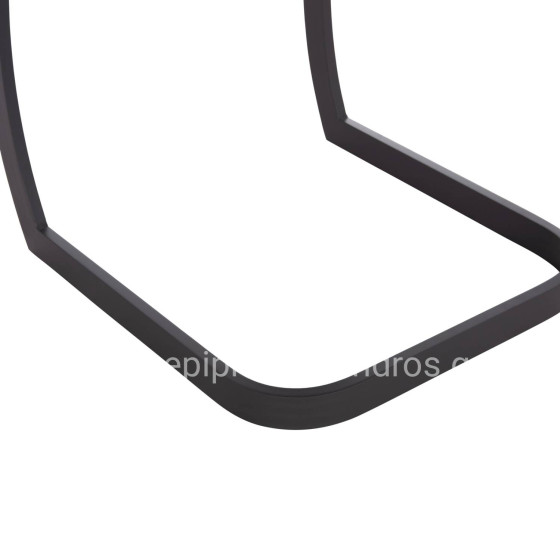 SUNBED SIDE TABLE RICKON HM6324.01 ALUMINUM IN GREY COLOR 45x48x49.5Hcm.