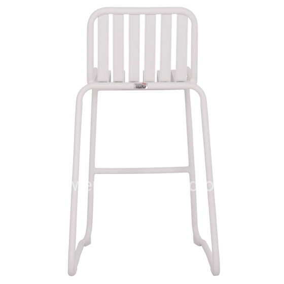 ΣΚΑΜΠΟ ΜΠΑΡ ΑΛΟΥΜΙΝΙΟΥ RACHEL HM6341.02 ΛΕΥΚΟ 47x56,5x98,5Υεκ.