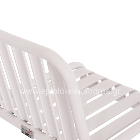 ΣΚΑΜΠΟ ΜΠΑΡ ΑΛΟΥΜΙΝΙΟΥ RACHEL HM6341.02 ΛΕΥΚΟ 47x56,5x98,5Υεκ.