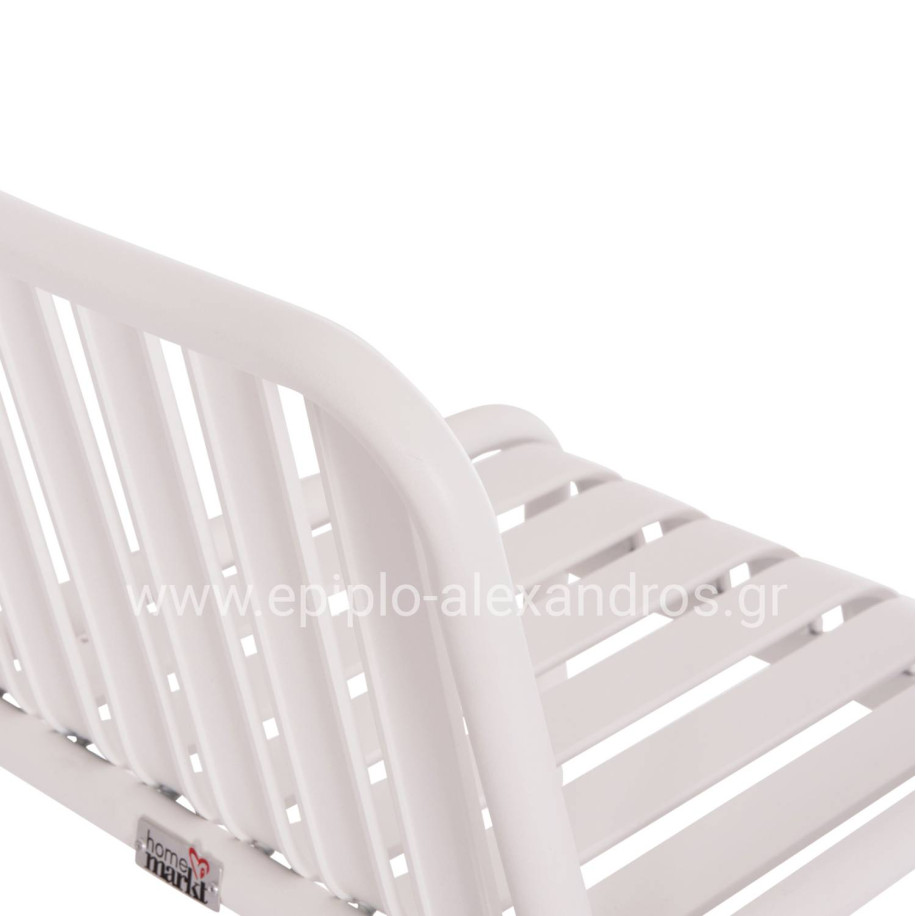 ΣΚΑΜΠΟ ΜΠΑΡ ΑΛΟΥΜΙΝΙΟΥ RACHEL HM6341.02 ΛΕΥΚΟ 47x56,5x98,5Υεκ.