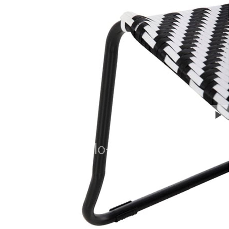 ΣΕΤ LOUNGE 3TMX ΕΞ.ΧΩΡΟΥ PONY HM21193.02 ΜΕΤΑΛΛΟ ΚΑΙ ΣΥΝΘ.RATTAN ΣΕ ΛΕΥΚΟ-ΜΑΥΡΟ