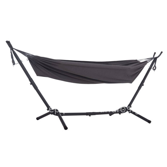 HAMMOCK CRAVE HM6304.01 ANTHRACITE METAL FRAME-DARK GREY FABRIC 265x93x105Hcm.