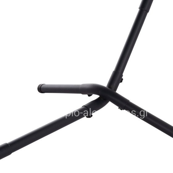 HAMMOCK CRAVE HM6304.02 ANTHRACITE METAL FRAME-BEIGE FABRIC 265x93x105Hcm.