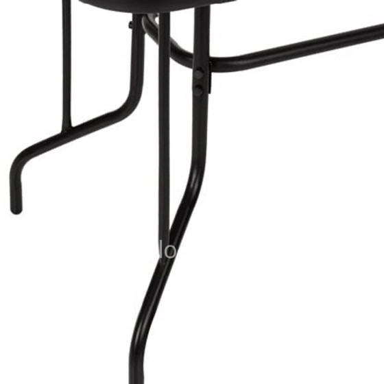 OUTDOOR DINING SET ADAM HM5193.13 TABLE WITH 4 DINING CHAIRS--BLACK