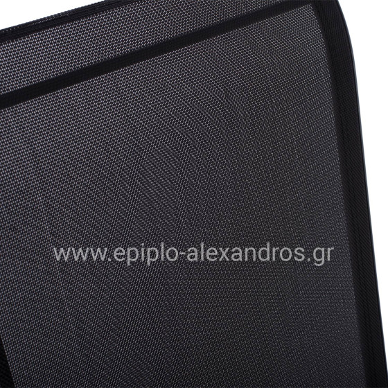 ΣΕΤ ΤΡΑΠΕΖΑΡΙΑΣ 5ΤΜΧ HM5193.13 ΜΕΤΑΛΛΙΚO ΜΕ 4 ΚΑΡΕΚΛΕΣ & ΤΡΑΠΕΖΙ 110x60 ΜΑΥΡΟ