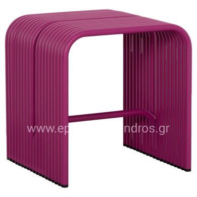 ΣΚΑΜΠΟ ΣΕΙΡΑ INTREPID HM6325.05 ΑΛΟΥΜΙΝΙΟ ΣΕ ΜΩΒ ΧΡΩΜΑ 40x38x42,5Yεκ.