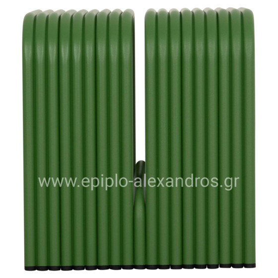 STOOL SERIES INTREPID HM6325.07 ALUMINUM IN GREEN COLOR 40x38x42.5Hcm.