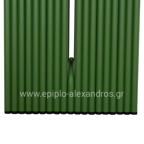 STOOL SERIES INTREPID HM6325.07 ALUMINUM IN GREEN COLOR 40x38x42.5Hcm.