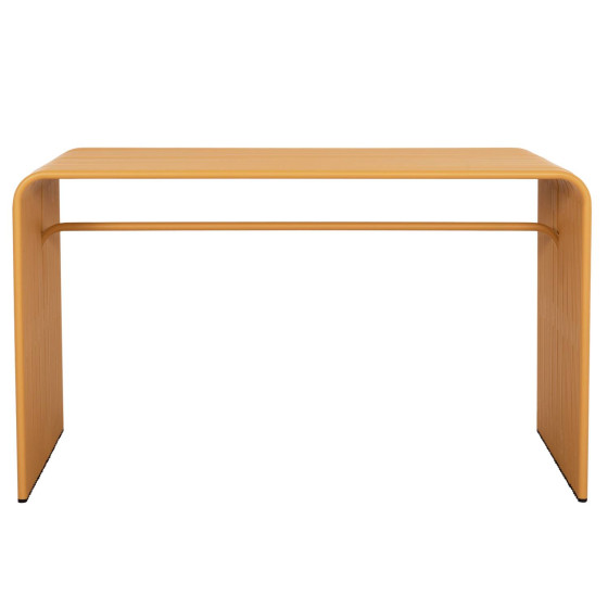 DINING TABLE SERIES INTREPID HM6330.07 ALUMINUM IN MUSTARD YELLOW 120x70x70.5Hcm.