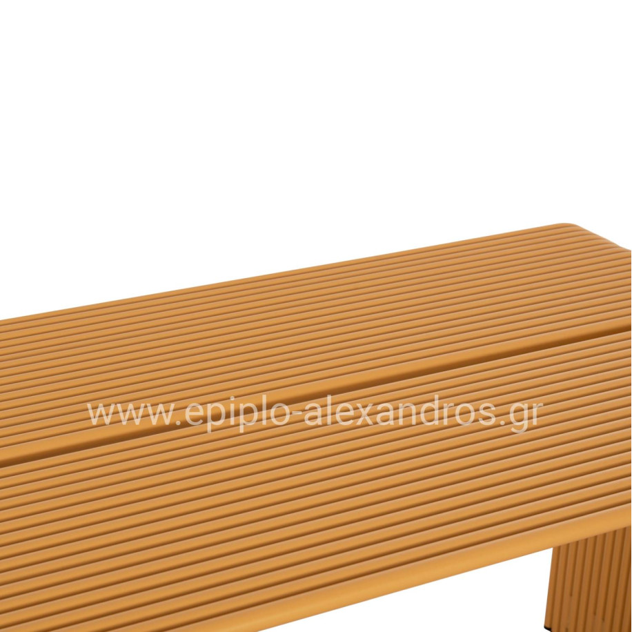 ΤΡΑΠΕΖΙ ΤΡΑΠΕΖΑΡΙΑΣ ΣΕΙΡΑ INTREPID HM6330.07 ΑΛΟΥΜΙΝΙΟ ΜΟΥΣΤΑΡΔΙ 120x70x70.5Υεκ.