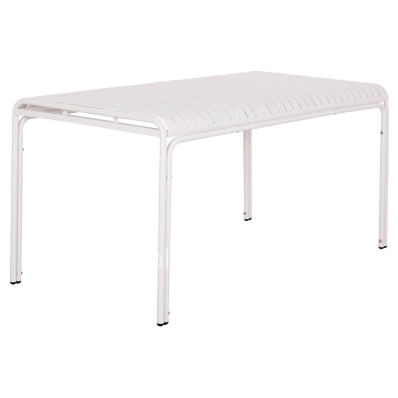 ΤΡΑΠΕΖΙ ΑΛΟΥΜΙΝΙΟΥ RACHEL HM6339.02 ΛΕΥΚΟ 150x80x75Υεκ.