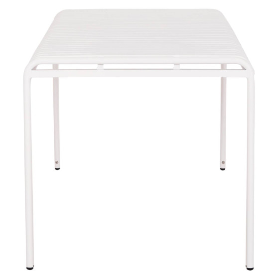 ΤΡΑΠΕΖΙ ΑΛΟΥΜΙΝΙΟΥ RACHEL HM6339.02 ΛΕΥΚΟ 150x80x75Υεκ.