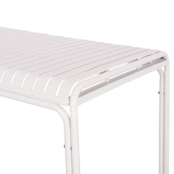 ΤΡΑΠΕΖΙ ΑΛΟΥΜΙΝΙΟΥ RACHEL HM6339.02 ΛΕΥΚΟ 150x80x75Υεκ.