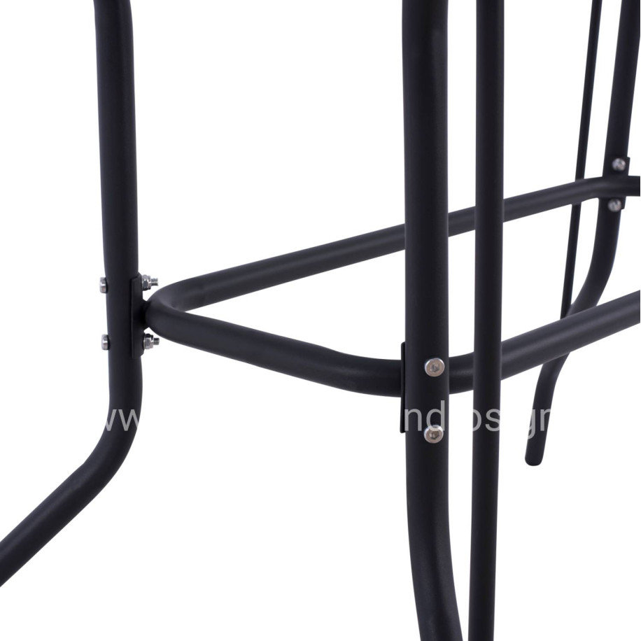 ΣΕΤ ΤΡΑΠΕΖΑΡΙΑΣ 5ΤΜΧ ADAM HM21219 ΚΑΡΕΚΛΕΣ ΜΕΤΑΛΛΙΚΕΣ & ΤΡΑΠΕΖΙ 110x60 ΓΚΡΙ