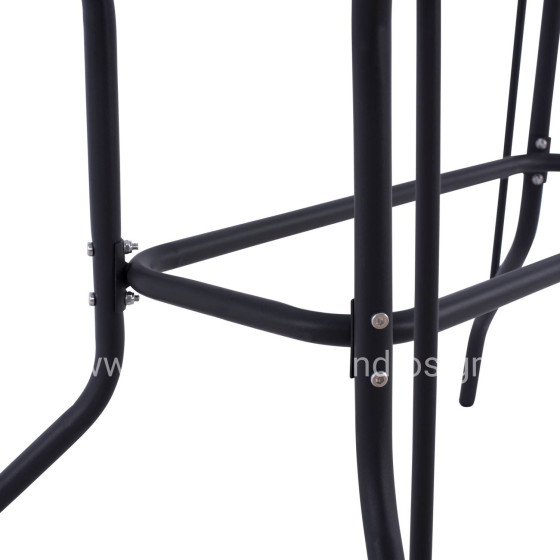 ΣΕΤ ΤΡΑΠΕΖΑΡΙΑΣ 5ΤΜΧ SWIFTER HM21222.01 ΚΑΡΕΚΛΕΣ ΜΕΤΑΛ.& ΤΡΑΠΕΖΙ 110x60 ΓΚΡΙ-ΦΥΣΙΚΟ