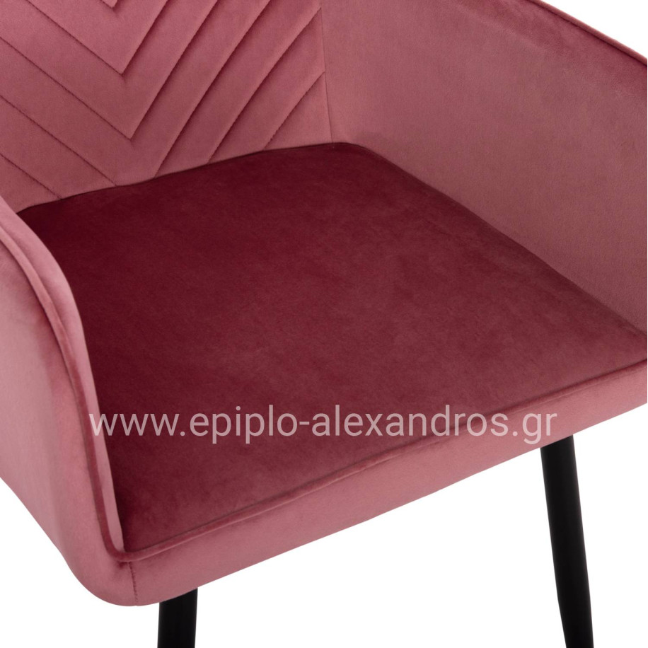 ΠΟΛΥΘΡΟΝΑ LATRELL HM8582.12 ΣΑΠΙΟ ΜΗΛΟ ΒΕΛΟΥΔΟ & ΜΑΥΡΑ ΜΕΤΑΛΛΙΚΑ ΠΟΔΙΑ 54x57x84Yεκ.