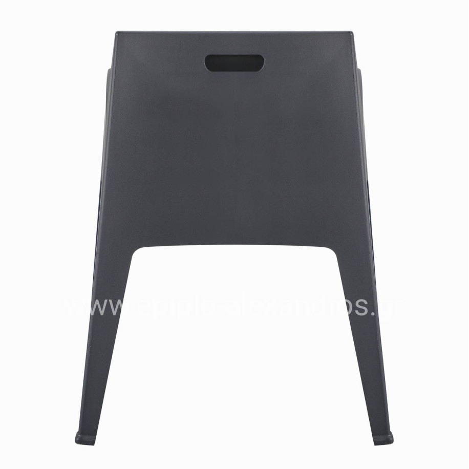 POLYPROPYLENE ARMCHAIR SLEEK HM6370.10 GREY 68x63x82.5Hcm.