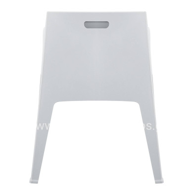 ΠΟΛΥΘΡΟΝΑ ΠΟΛΥΠΡΟΠΥΛΕΝΙΟΥ SLEEK HM6370.01 ΛΕΥΚΗ 68x63x82,5Υεκ.