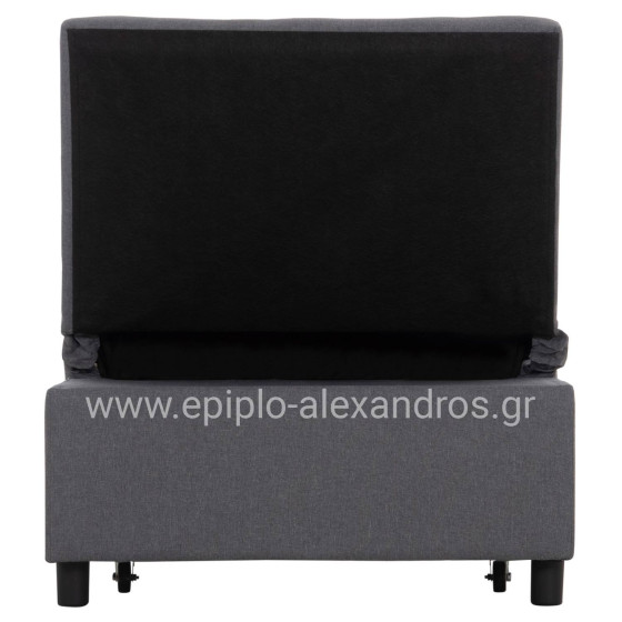 ΠΟΛΥΘΡΟΝΑ-ΚΡΕΒΑΤΙ LIBRE HM3295.01 ΓΚΡΙ ΥΦΑΣΜΑ 75x106x87Υεκ.