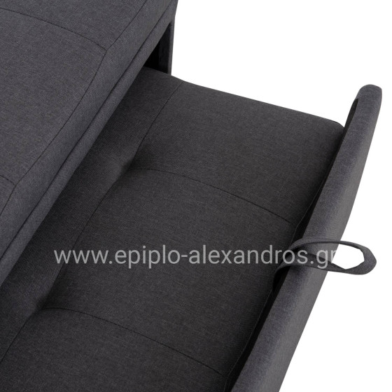 LOUNGE CHAIR-BED LIBRE HM3295.01 GREY FABRIC 75x106x87Hcm.