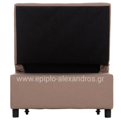 ΠΟΛΥΘΡΟΝΑ-ΚΡΕΒΑΤΙ LIBRE HM3295.03 ΜΠΕΖ ΥΦΑΣΜΑ 75x106x87Υεκ.