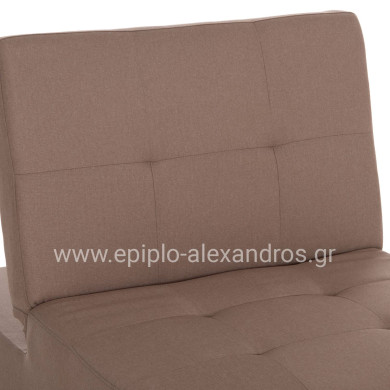 LOUNGE CHAIR-BED LIBRE HM3295.03 BEIGE FABRIC 75x106x87Hcm.