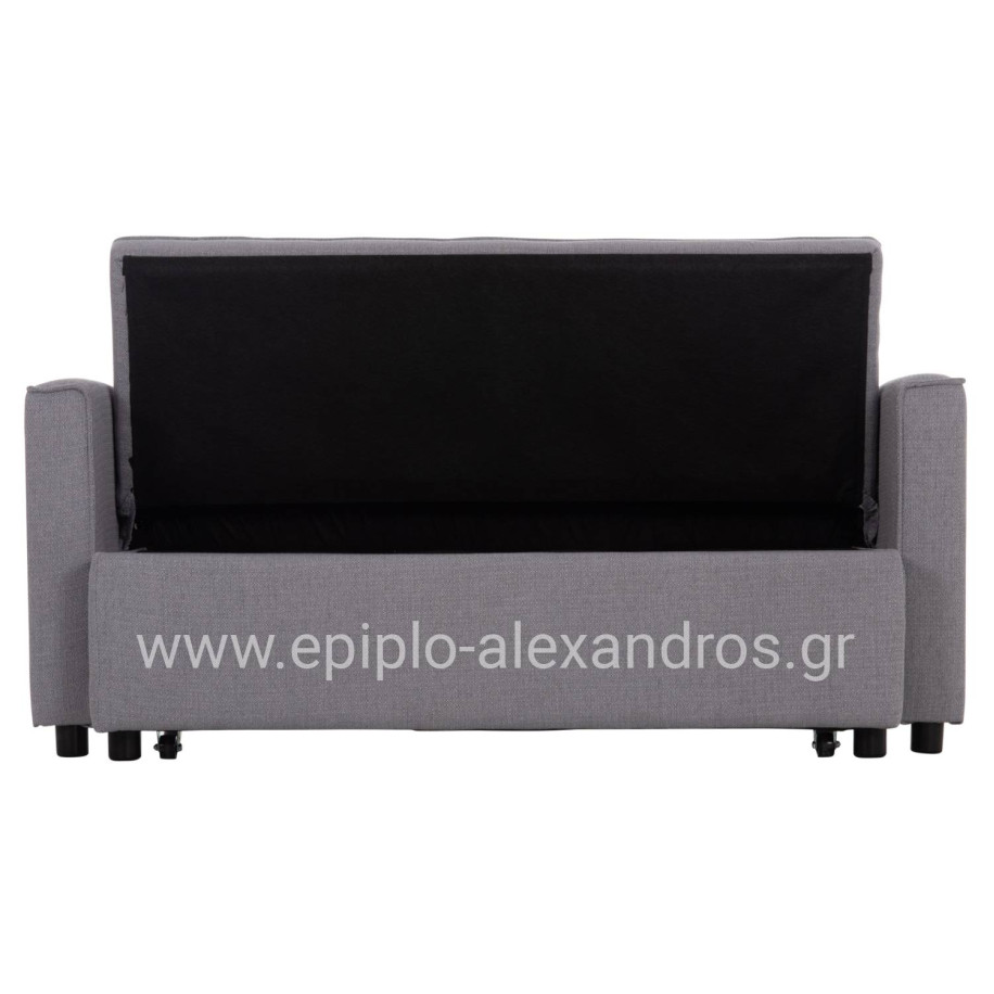 ΚΑΝΑΠΕΣ ΚΡΕΒΑΤΙ 2-ΘΕΣΙΟΣ BORG HM3289.01 ΓΚΡΙ ΥΦΑΣΜΑ 140x75x89Υεκ