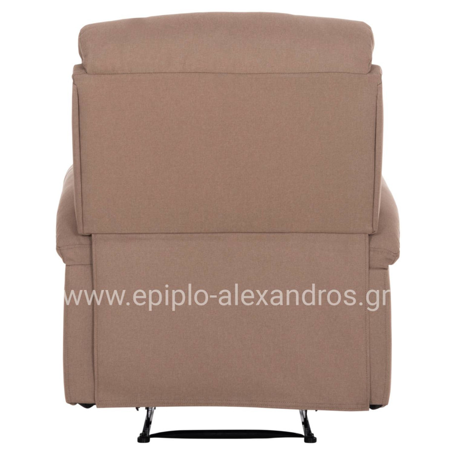 ARMCHAIR RELAX DIONI HM3296.03 BEIGE FABRIC 85x90x100Hcm.