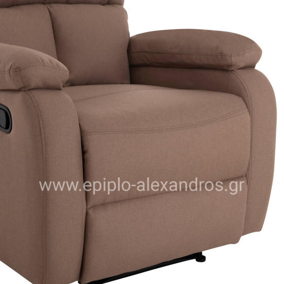 ARMCHAIR RELAX DIONI HM3296.03 BEIGE FABRIC 85x90x100Hcm.