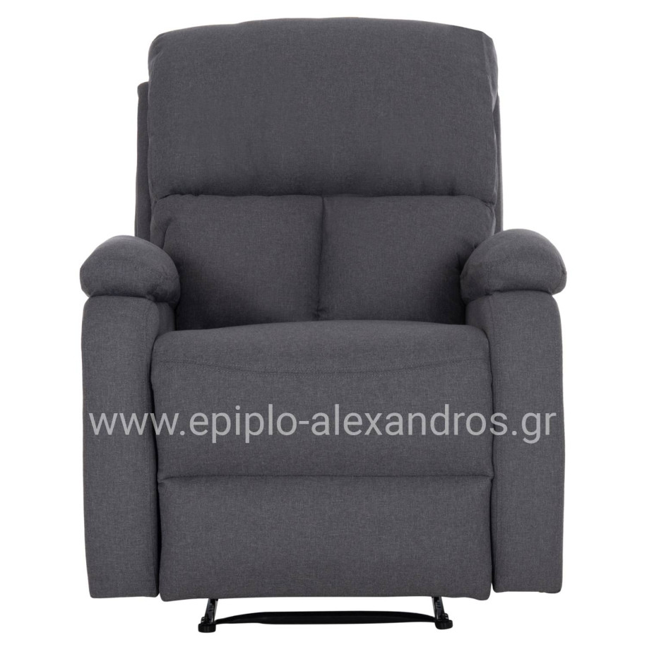 ARMCHAIR RELAX DIONI HM3296.01 GREY FABRIC 85x90x100Hcm.