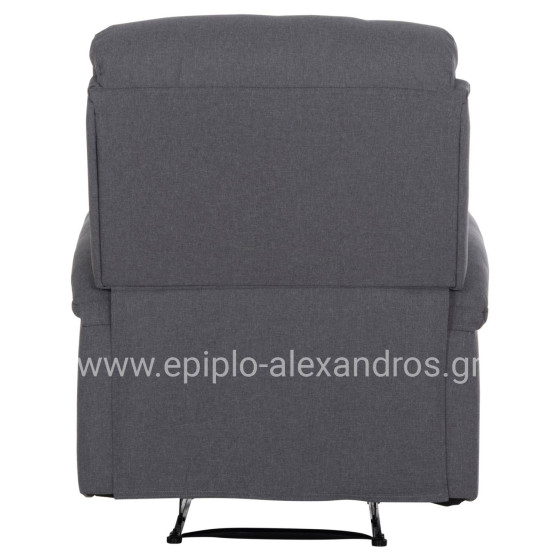 ARMCHAIR RELAX DIONI HM3296.01 GREY FABRIC 85x90x100Hcm.
