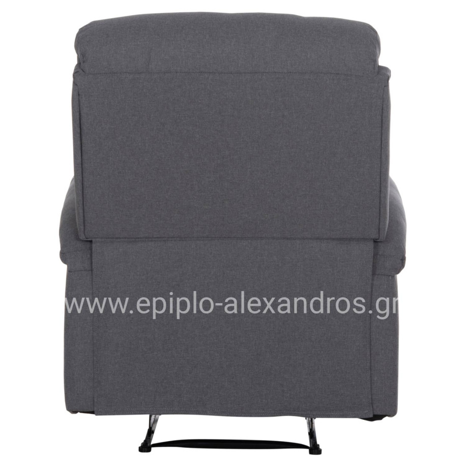ARMCHAIR RELAX DIONI HM3296.01 GREY FABRIC 85x90x100Hcm.