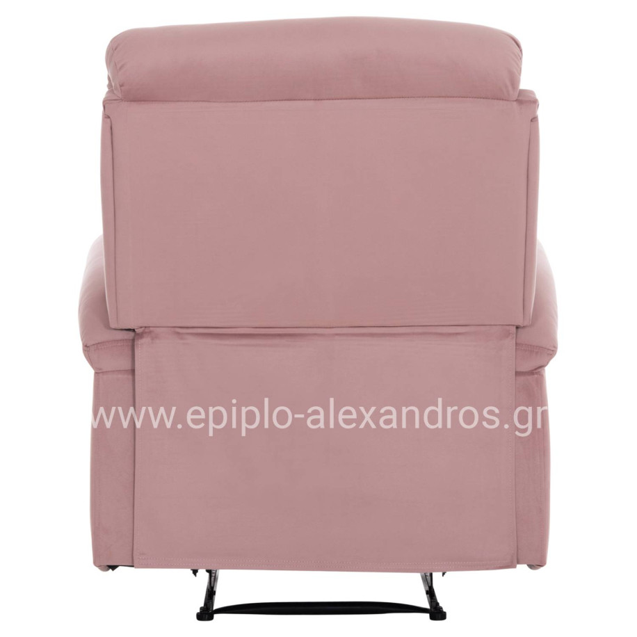 ΠΟΛΥΘΡΟΝΑ RELAX DIONI HM3296.02 ΡΟΖ ΒΕΛΟΥΔΟ 85x90x100Υεκ.