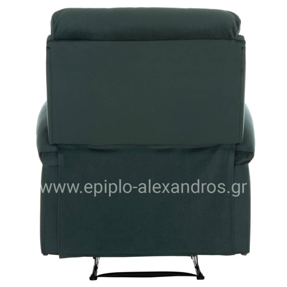 ΠΟΛΥΘΡΟΝΑ RELAX DIONI HM3296.05 ΠΡΑΣΙΝΟ ΒΕΛΟΥΔΟ 85x90x100Υεκ.