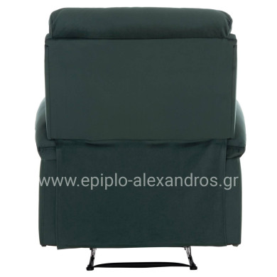 ΠΟΛΥΘΡΟΝΑ RELAX DIONI HM3296.05 ΠΡΑΣΙΝΟ ΒΕΛΟΥΔΟ 85x90x100Υεκ.