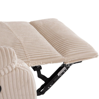 ΠΟΛΥΘΡΟΝΑ RELAX DIONI HM3296.12 ΜΠΕΖ ΡΙΓΕ ΥΦΑΣΜΑ 85x90x100Υεκ.