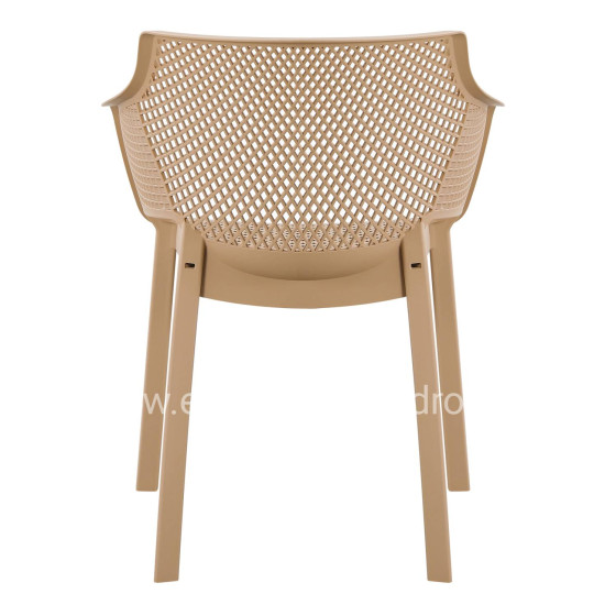 ΠΟΛΥΘΡΟΝΑ ΠΟΛΥΠΡΟΠΥΛΕΝΙΟΥ PEGGY HM6368.03 CAPPUCCINO 60x55x79Υεκ