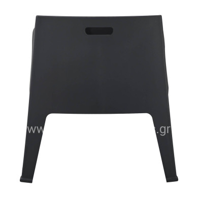 POLYPROPYLENE LOUNGE ARMCHAIR SLEEK HM6365.02 BLACK 62x68x73Hcm.