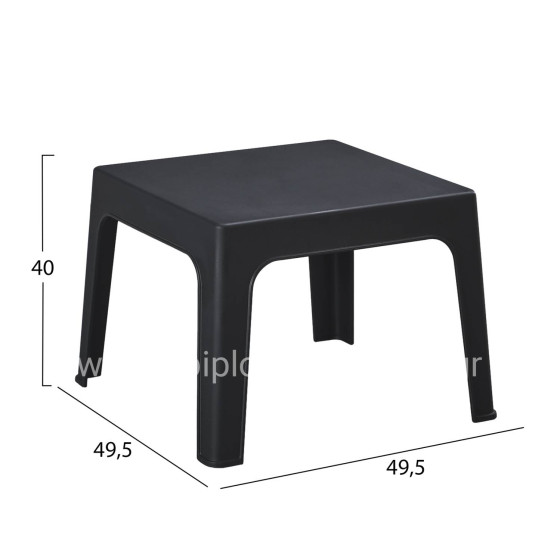 ΣΕΤ LOUNGE 3ΤΜΧ SLEEK HM21274.02 ΜΑΥΡΟ ΠΟΛΥΠΡΟΠΥΛΕΝΙΟ