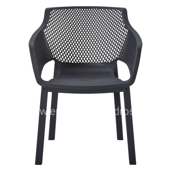 ΠΟΛΥΘΡΟΝΑ ΠΟΛΥΠΡΟΠΥΛΕΝΙΟΥ PEGGY HM6368.02 ΜΑΥΡΟ 60x55x79Υεκ