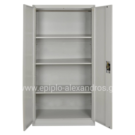 CLOSET 2-LEAF METAL HRONDA HM5748.21 WITH 3 SHELVES & KEYLOCK 70x40x170Hcm.