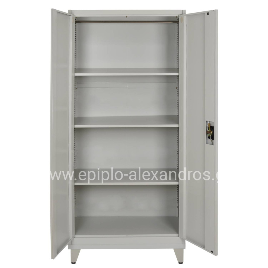 ΝΤΟΥΛΑΠΑ 2ΦΥΛΛΗ ΜΕΤΑΛΛΙΚΗ HRONDA HM21287.01 3 ΡΑΦΙΑ-ΚΛΕΙΔΑΡΙΑ & ΠΟΔΙΑ 70x40x180Υεκ.