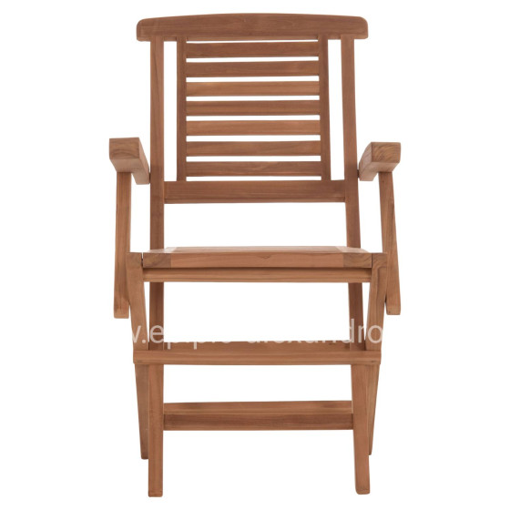 DINING CHAIR FOLDABLE CRANDER HM6377 TEAK WOOD 53x63x90Hcm.