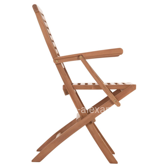 DINING CHAIR FOLDABLE CRANDER HM6377 TEAK WOOD 53x63x90Hcm.
