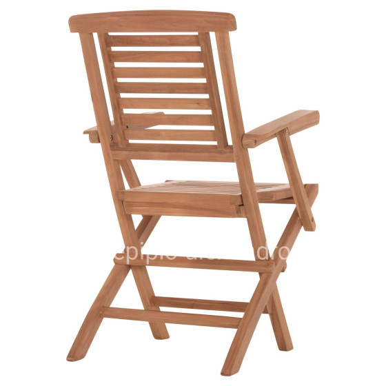 DINING CHAIR FOLDABLE CRANDER HM6377 TEAK WOOD 53x63x90Hcm.