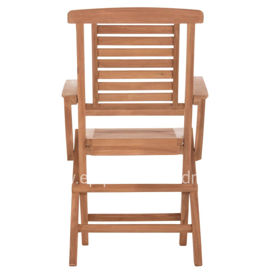 DINING CHAIR FOLDABLE CRANDER HM6377 TEAK WOOD 53x63x90Hcm.