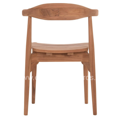 OUTDOOR DINING CHAIR DONNY HM6378 TEAK WOOD 52x54x74Hcm.