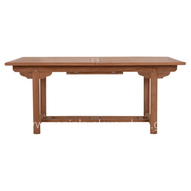 OUTDOOR DINING SET CRANDER HM21288 TABLE & 6 DINING CHAIRS FOLDABLE--TEAK WOOD