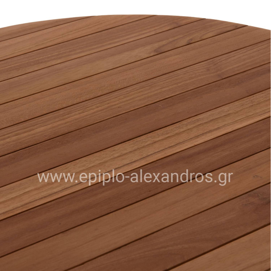 ΣΕΤ ΤΡΑΠΕΖΑΡΙΑΣ DANTE HM21289 ΤΡΑΠΕΖΙ ΣΤΡΟΓΓΥΛΟ & 2 ΚΑΡΕΚΛΕΣ--ΤΕΑΚ