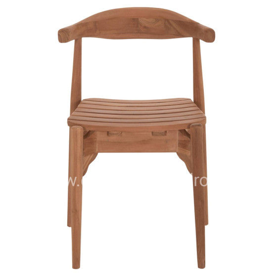 OUTDOOR DINING SET DONNY HM21292 EXTENDABLE TABLE & 6 DINING CHAIRS--TEAK WOOD